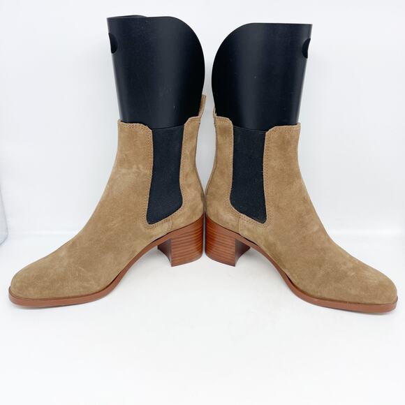 Steve Madden Women's Rhiannon Chelsea Boot Brown Suede Size 7M - Picture 6 of 14